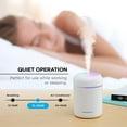 thumbnail image 4 of Merkury Innovations Breathe Easy Portable Personal Humidifier, USB Powered, Night Light, Timer Included, For Allergies, Dry Skin and Improved Sleep, White, 4 of 8