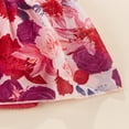 thumbnail image 4 of Combinaison-robe Sans Manches à Col en V avec Boutons pour Bébé Fille de la Saint-Valentin, Décontractée, Taille Haute, 4 of 6