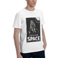 thumbnail image 2 of Bingfone I Need More Space Men'S Loose Fit Short-Sleeve Pocket T-Shirt, 2 of 7