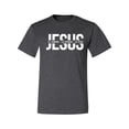 thumbnail image 2 of Wild Bobby, Jesus El Camino La Verdad La Vida Inspirational/Christian Men Graphic Tee, Heather Black, X-Large, 2 of 6