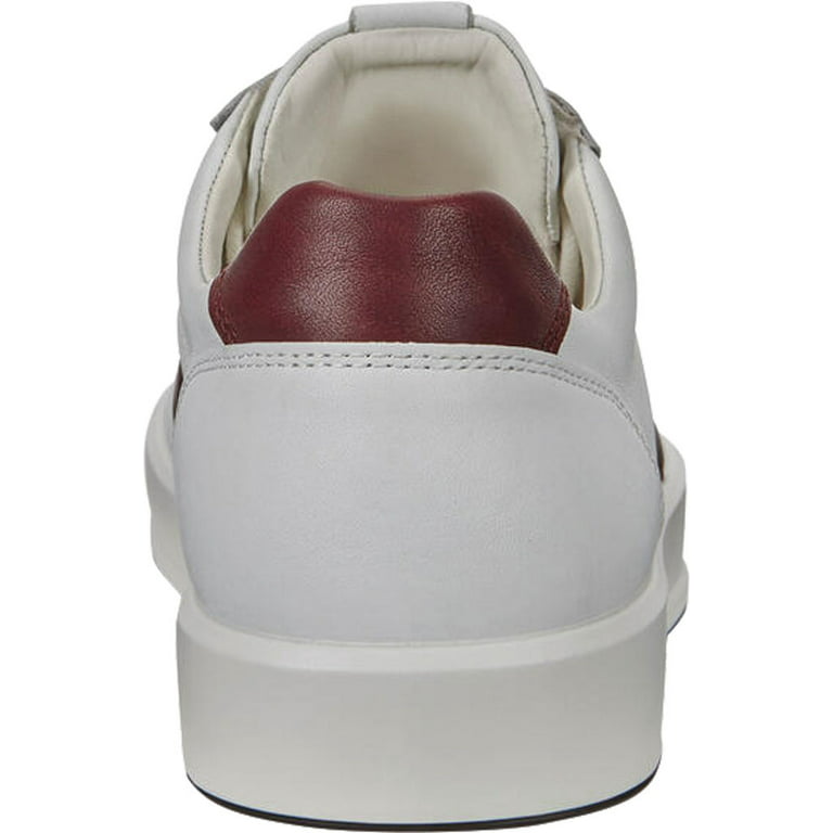 Array Ga op pad ras Men's ECCO Soft 8 Classic Sneaker White/Rust Leather 45 M - Walmart.com