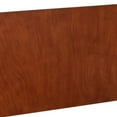 thumbnail image 3 of Benjara Full Platform Bed with Panel Headboard, Cherry Brown, 3 of 5