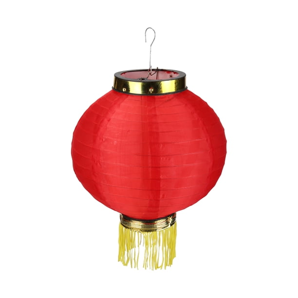 Linterna Linterna china roja con borlas Feliz año nuevo Festival de primavera Lámpara (A) Lamparas