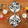 thumbnail image 4 of GZHJMY Cow Print Cloth Napkins Set of 6,Reusable Washable Polyester Dinner Table Napkins for Kitchen,Dining,Restaurant,Party Decoration, 4 of 7