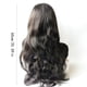 thumbnail image 3 of Pelucas con flequillo para mujer, peluca ondulada suelta de Europa y Estados Unidos, peluca con raya al medio, cabello largo y rizado, cubierta de cabeza de seda de alta temperatura para mujer, tocado, 3 of 5