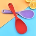 thumbnail image 6 of Rice Spoon Thickened Hanging Hole Easily Cleaning Translucent Silicone Pan Cooking Tools for Home Use, 6 of 6