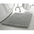 thumbnail image 5 of Oliver Brown Solid Print Traditional Bath Rugs, Gray, 17" x 24", 2-Pieces, 5 of 7