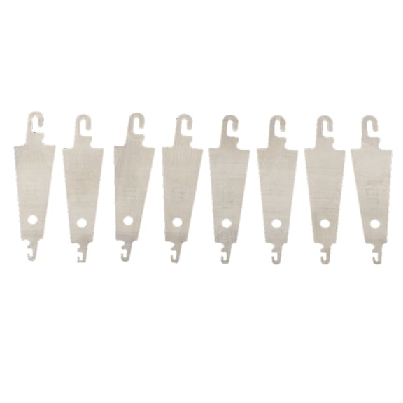 BESTOYARD 100Pcs Stainless Steel Needle Threaders for Sewing Lightweight Double Sided Threader Tool