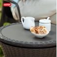 thumbnail image 5 of Keter Pacific 7.5 Gallon Cool Bar 2 in 1 Weather Resistant Side Table and Bar Durable Resin Outdoor Patio Beverage Cooler Table, Rattan Look Brown, 5 of 14