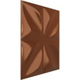 thumbnail image 2 of Ekena Millwork 19 5/8"W x 19 5/8"H Alexa EnduraWall Decorative 3D Wall Panel, Bright Coat Copper (Covers 2.67 Sq. Ft.), 2 of 6