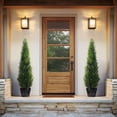 thumbnail image 3 of DR.Planzen Artificial Cedar Tree 2 Pack 5 ft Artificial Cedar Topiary Trees for Outdoors Potted Fake Cypress Trees Faux Evergreen Plants for Home Porch Decor Set of 2, 3 of 7