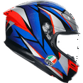 thumbnail image 5 of AGV K6 S Helmet Slashcut Black/Blue/Red | MotoGP Protection, Street Comfort, 5 of 6
