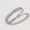 White Gold, variant on New 14K Gold Plated Solid Simulated Diamond Stackable Ring