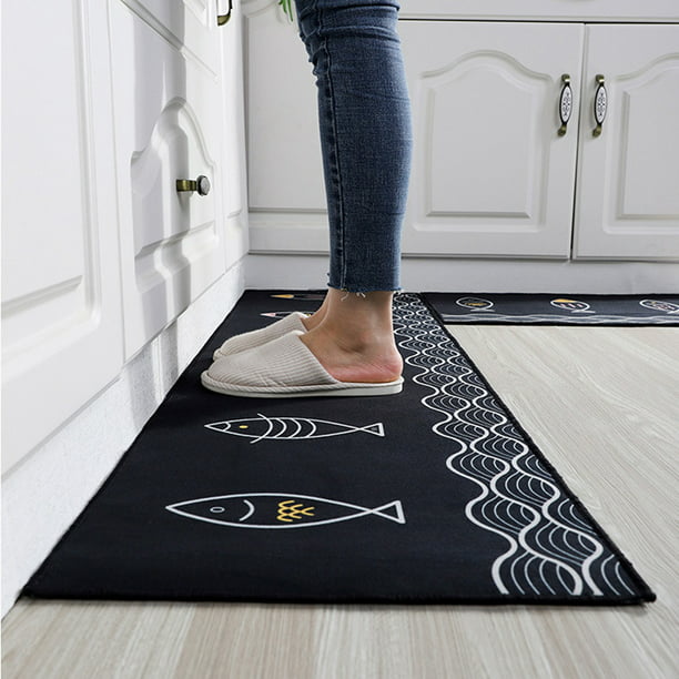Anti Fatigue Kitchen Mat Rug Set Of, Laundry Room Rugs With Rubber Backing