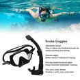 thumbnail image 3 of Portable Folding Silicone Full Dry Top Snorkel Set for Adults, 3 of 8