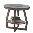 thumbnail image 2 of Hayden Way Table d'Appoint en Bois Massif Gris Moyen, 2 of 2