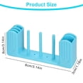 thumbnail image 3 of Shiogb Bobbin Thread Stand Spool Holder, Multi Storage Multipurpose Bobbin Organizer, Embroidery Serger Double Head, Thread Rack, 3 of 5