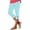 Mint Green, variant on Chbgutlmr Capri Pants for Women Elastic Waisted Cropped Cutout Athletic Yoga Pants Summer Workout Leggings