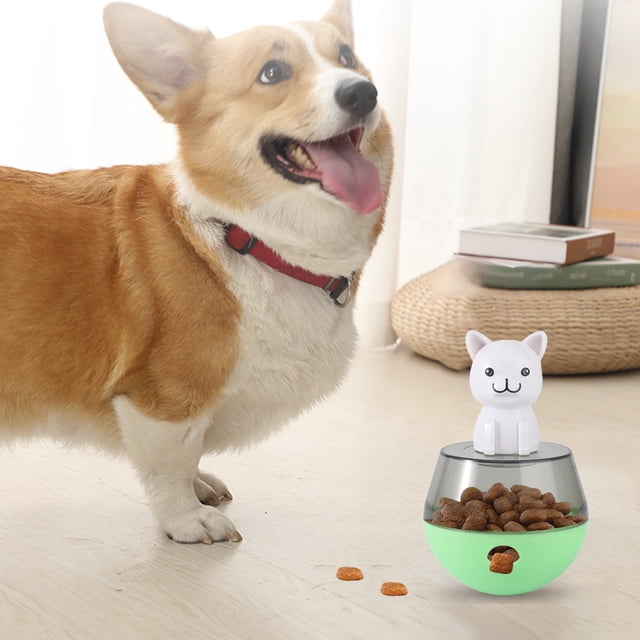 Fiudx Comedero Interactivo para Mascotas, Juguete de Alimentación Lenta, Diseño de Vaso Atractivo, Material Duradero y No Tóxico, Dispensador de Premios para Perros y Gatos, Uso En Interiores y Exter