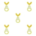 thumbnail image 1 of Soidarity Cepillos de de silicona en forma de U de 2 a 6 años, cepillos de limpieza de extraíbles, suministro de salud para el cuidado de la color paja 5Conjunto, 1 of 6