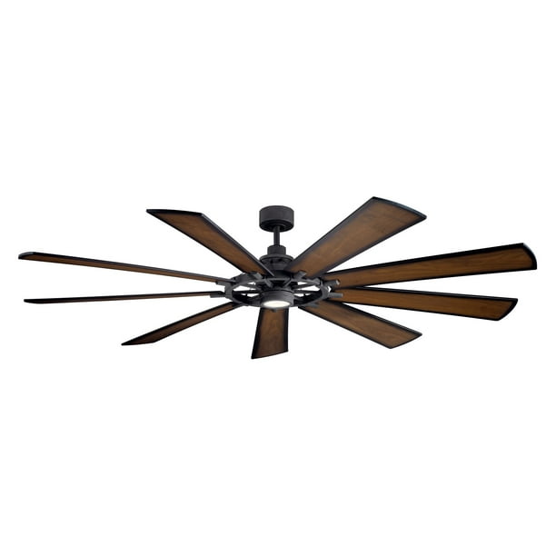 Kichler 85 In Gentry Indoor Ceiling Fan With Led Light Com - Kichler Rustic Ceiling Fans With Lights