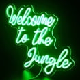 thumbnail image 3 of Letrero de neón FAXFSIGN Welcome to the Jungle Green LED, 33 x 42 cm, 3 of 7