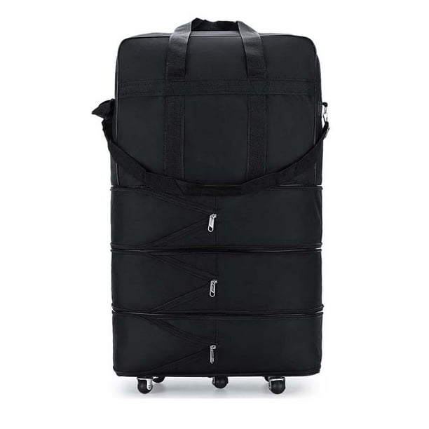 LOVECM Foldable Wheeled Duffel Bag Rolling Duffel Spinner Luggage