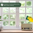 thumbnail image 5 of ouhos Window Grid Kit, 0.6 In x 36 Ft Window Grille Inserts Grid Kit, TPE Self-Adhesive Peel and Stick Trim Molding, Flexible Windows Mullions for Windows Door Frames Home Decoration(White), 5 of 7