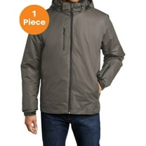 Port Authority J332 Vortex Waterproof 3-in-1 Jacket, Deep Smoke/ Charcoal, S, Rain Jackets