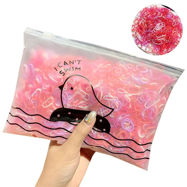 1000 gomas elásticas desechables para el pelo de bebés, aptas para todo tipo de cabello