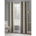 thumbnail image 5 of Boho Streiped Semi Sheer Curtains 84 Inch Length 2 Panels Set, Vintage Abstract Beige Vertical Stripes Sheer Kitchen Curtain Privacy Voile Window Curtain for Living Room Bedroom Rod Pocket Drapes, 5 of 7