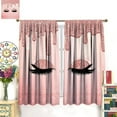 thumbnail image 3 of Rose Gold Eyelash Rod Pocket Blackout Curtains for Bedroom - Modern Feminine Makeup Themed Dripping Glitter Print Window Drapes,Thermal Insulated Room Darkening Curtains 42x63in, 3 of 6