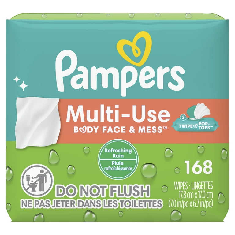Pampers expressions botanical store rain wipes