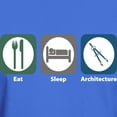 thumbnail image 3 of CafePress - Eat Sleep Architecture Dark T Shirt - Men's Classic Graphic Cotton T-Shirt, 3 of 4
