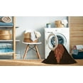 thumbnail image 2 of Ahgly Company Machine Washable Indoor Rectangle Transitional Mahogany Brown Area Rugs, 6' x 9', 2 of 7