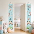 thumbnail image 4 of ddioayh Easter Door Banner 2PC Set Durable Easter Egg Bunny Decorations 30x180cm For Home Shop Party Decor, 4 of 6