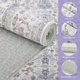 thumbnail image 5 of Area Rug 8’ x 10’, Bohemia Vintage Eclectic Floral Pastel Area Rugs, Non Slip Rug Low Pile for Bedroom, Living Room, Dining Room, Office, 5 of 7