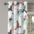 thumbnail image 3 of Ambesonne Grommet Curtain, , 50"x120", White Multicolor, 3 of 5