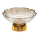 thumbnail image 1 of Frutero con pedestal, frutero con base, bandeja de cocina, mesa de comedor creativa Blanco y dorado, 1 of 9