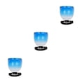 thumbnail image 4 of Decodeary Visors Materials For Clear Easy To Carry Vintage Gradient Blue Black 3Set, 4 of 6