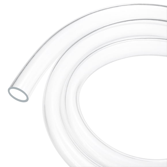 Tubo de plástico transparente, 0.79 pulgadas (20 mm) ID 0.99 pulgadas (25 mm) OD, tubo de 5 pies (1.5 m) de longitud, tubo de vinilo para jardín
