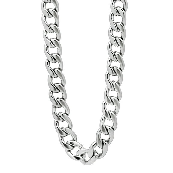 Stainless Steel Unisex 5mm 26 Inch Comfort Curb Fashion Link Chain Necklace Chain Necklace for Women and Men