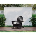 thumbnail image 2 of POLYWOOD AD4030BL Classic Outdoor Adirondack Chair, Black, 2 of 5