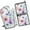 Flowers with Butterflies, variant on Flowers and Butterflies Kitchen Oven Mitt and Pot Holder Sets 2 Pcs for Baking, Cooking and Grilling, Heat Resistant Up To 392 °F
