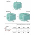 thumbnail image 2 of Bluish Green Retro Greek Key Toaster Cover 2 Slice, Small Kitchen Appliance Covers, Greece Ancient Rustic Geometric Toaster Oven Cover with Loop, Bread Machine Cover Polyester Dust Cover Protection, 2 of 4