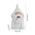 thumbnail image 3 of Estatua Del Mago Goblin Estatua Resina Artesanía Enano Paisaje Regalo especial para amigo (Sin gesto, 3 of 5