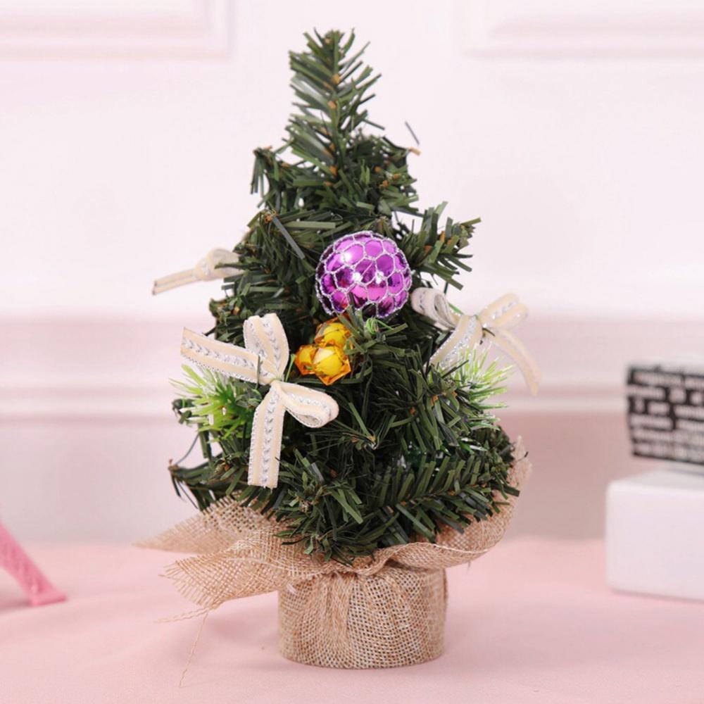 Autmor Small Christmas Desk Tree For Offices Home Dinner Decoration