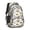 Excavator and Road, variant on Excavator and Road White Pattern Backpack for School, Cute School Bag with Adjustable Shoulder Straps and Padded Back, 16.9"x12.6"x5.9"