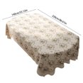 thumbnail image 3 of JingChun PVC Table Cloth for Rectangle Tables - Waterproof Vinyl Rectangular Tablecloth for Outdoor (55 x 86 Inch), 3 of 6