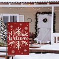 thumbnail image 3 of Christmas Welcome Garden Flag 28x40 Inch Double Sided Burlap, Snowflake Welcome Winter Yard Flag for Winter Holiday Xmas Yard Outdoor Decoration(ONLY FLAG), 3 of 6